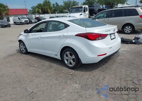 2016 Hyundai Elantra Value Edition from USA, damaged, VIN 5NPDH4AE8GH795016